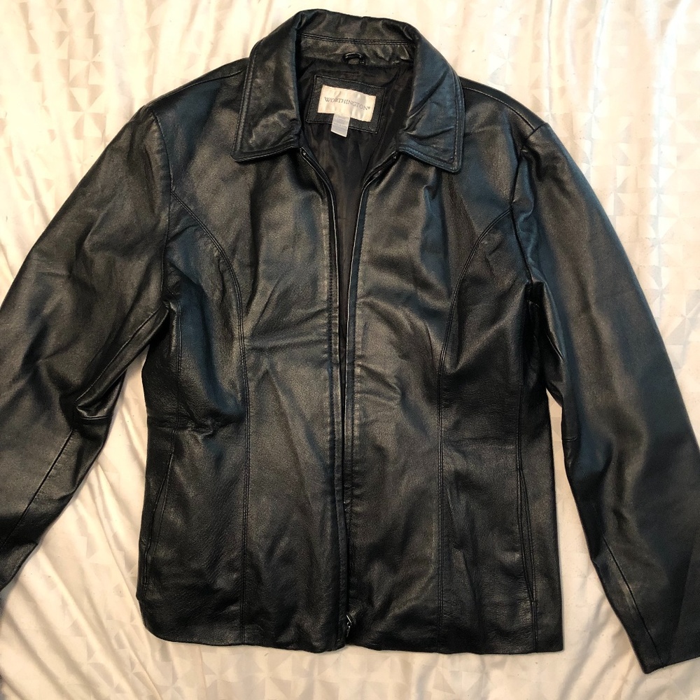 Vintage leather jacket - Picture 2 of 5